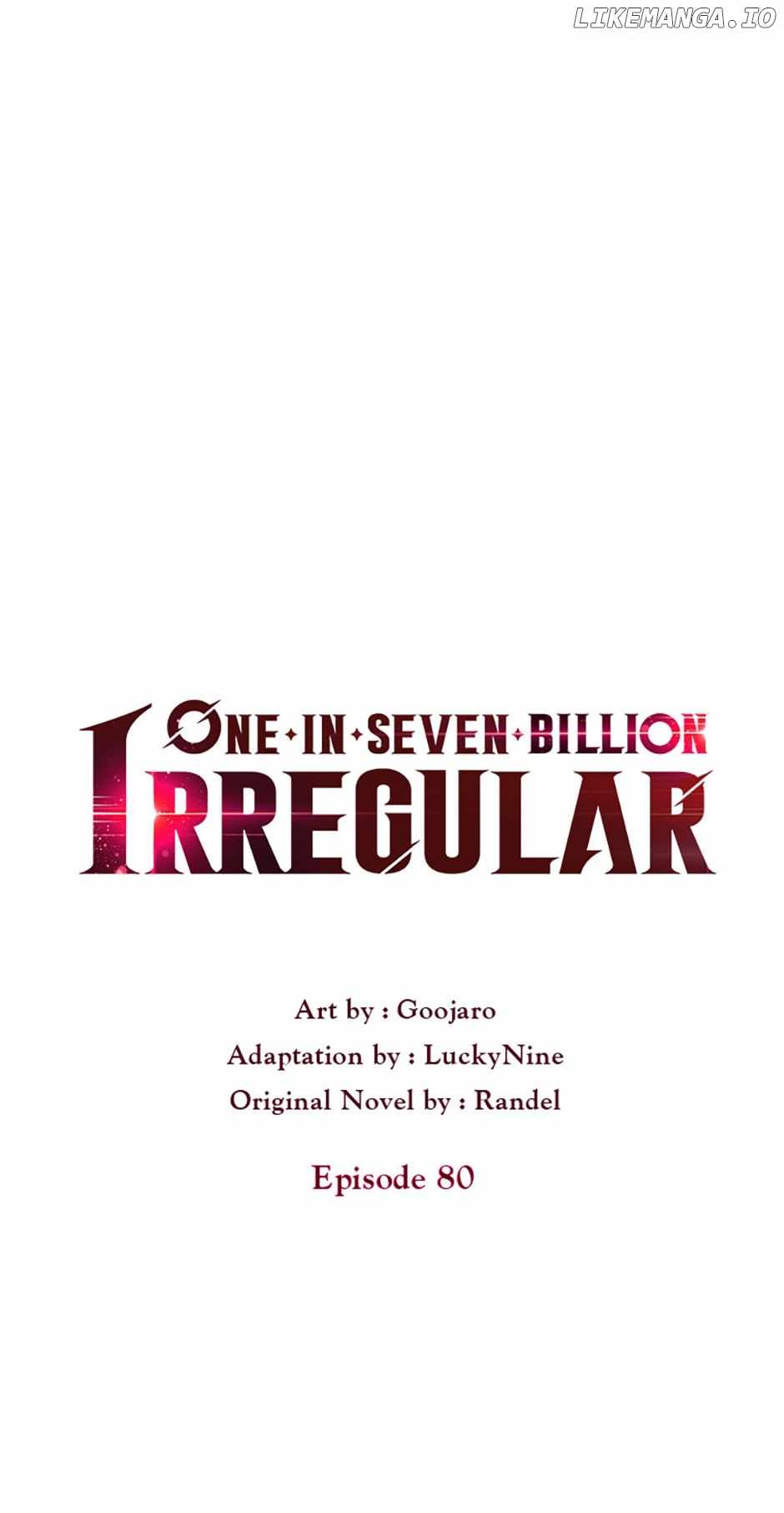 One in seven billion irregular (One-of-a-Kind Irregular) Chapter 80 7